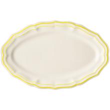 Gien Filets Jaune Citron Platte oval