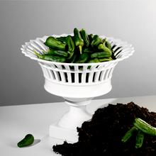 KPM French basket on stem