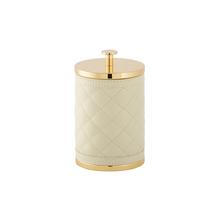 Riviere Vanity box, large, gold/ivory