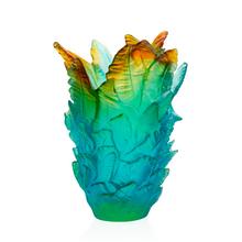 Daum Vase Voyage Tropical, H 22,5 cm