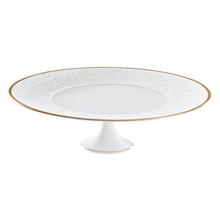 Raynaud Italian Renaissance White with gold rim petits fours stand, large