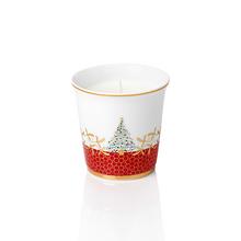 Bernardaud Noel candle holder with scented candle