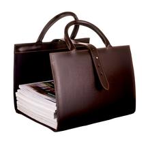 Pyrenees magazine holder, chocolate