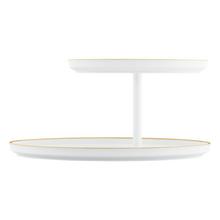 Fürstenberg Carlo Dal Bianco - Oro two tier cake stand
