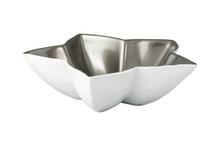 Raynaud Minéral Platin Schälchen, sternförmig, innen vollplatin