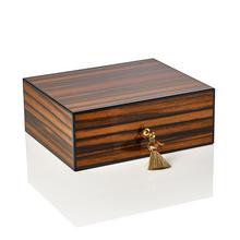 Elie Bleu Humidore Makassar Ebenholz