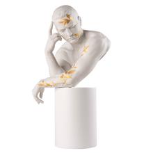 Lladró Reflections of Nature - Him sculpture, white-gold