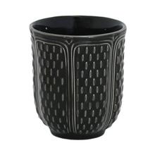 Gien Pont aux Choux tea goblet, manganèse