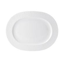 Bernardaud Ecume Weiß Platte oval, mittelgroß