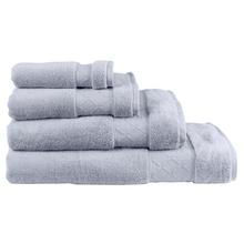 Le Jacquard Francais Caresse terry towels, cloud grey
