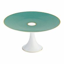 Raynaud Trésor petits fours stand, medium, turquoise
