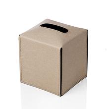 Giobagnara Suite tissue box cover, square, stone