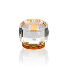 Reflections Copenhagen Texas tea light holder, clear/amber