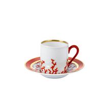 Raynaud Cristobal Koralle Espressotasse mit Unterteller