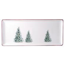 Gien Filets Noel rectangular cake platter