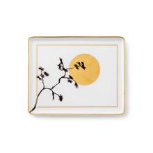 Alberto Pinto Kyoto small sushi plate, Black Stems