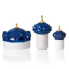 Lladró 1001 Lights scented candles, blue