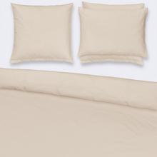 Christian Fischbacher Satin bed linen, natural-coloured