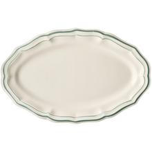 Gien Filets Seladon Platte oval