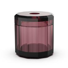 Decor Walther Crystal tissue box, burgundy