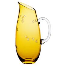 Theresienthal Planet Earth pitcher, mandarin, engraving bees