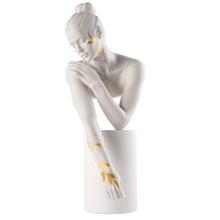 Lladró Reflections of Nature - Her sculpture, white-gold
