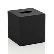 Decor Walther Mikado tissue box, square, black matt