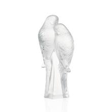 Lalique Parakeets sculpture