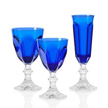 Mario Luca Giusti Dolce Vita acrylic glasses, blue