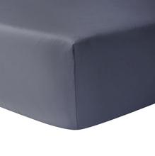 Christian Fischbacher Satin fitted sheets, anthracite