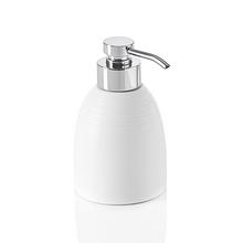 Cristal et Bronze Hémisphère soap dispenser, chrome