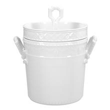 KPM Kurland ice cooler with lid, white