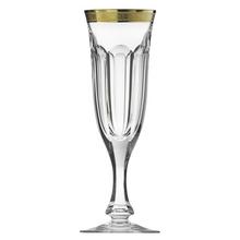 Moser Lady Hamilton Gold Champagne flute