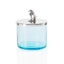 Greggio Seahorse glass jar