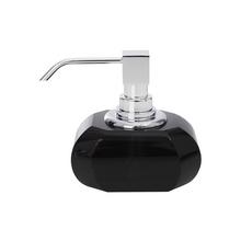 Decor Walther Crystal soap dispenser, anthracite, chrome
