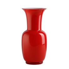 Venini Opalino vases, red