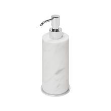 GioBagnara Positano soap dispenser, chrome & Arabescato