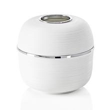 Cristal et Bronze Hémisphère round tissue box