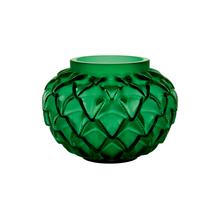Lalique Vase Languedoc, H 12 cm, grün