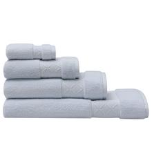 Le Jacquard Francais Caresse terry towels, light blue
