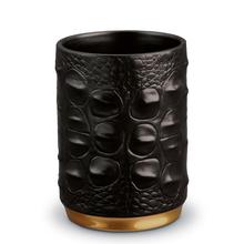 L'Objet Crocodile Gold Stiftebecher