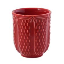 Gien Pont aux Choux tea goblet, ruby red