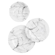 Mario Luca Giusti Moreschina melamine plates, white