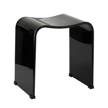 Decor Walther Wave shower stool, black