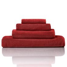 Weseta Switzerland Dreampure terry towels, rhubarb