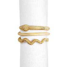 L'Objet Serviettenringe Serpent, 4er-Set