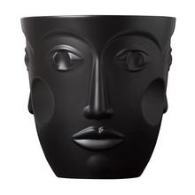 Sieger by Fürstenberg Champagnerkühler Faces, schwarz mattsatiniert