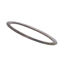 Horst Max Lebert Ellipsis napkin ring, oxidised sterling silver