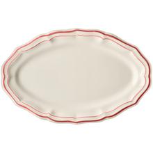 Gien Filets Corail Platte oval