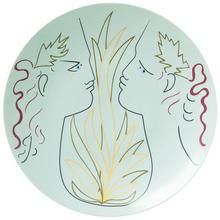Raynaud Jean Cocteau large round bowl, Orphée et Eurydice